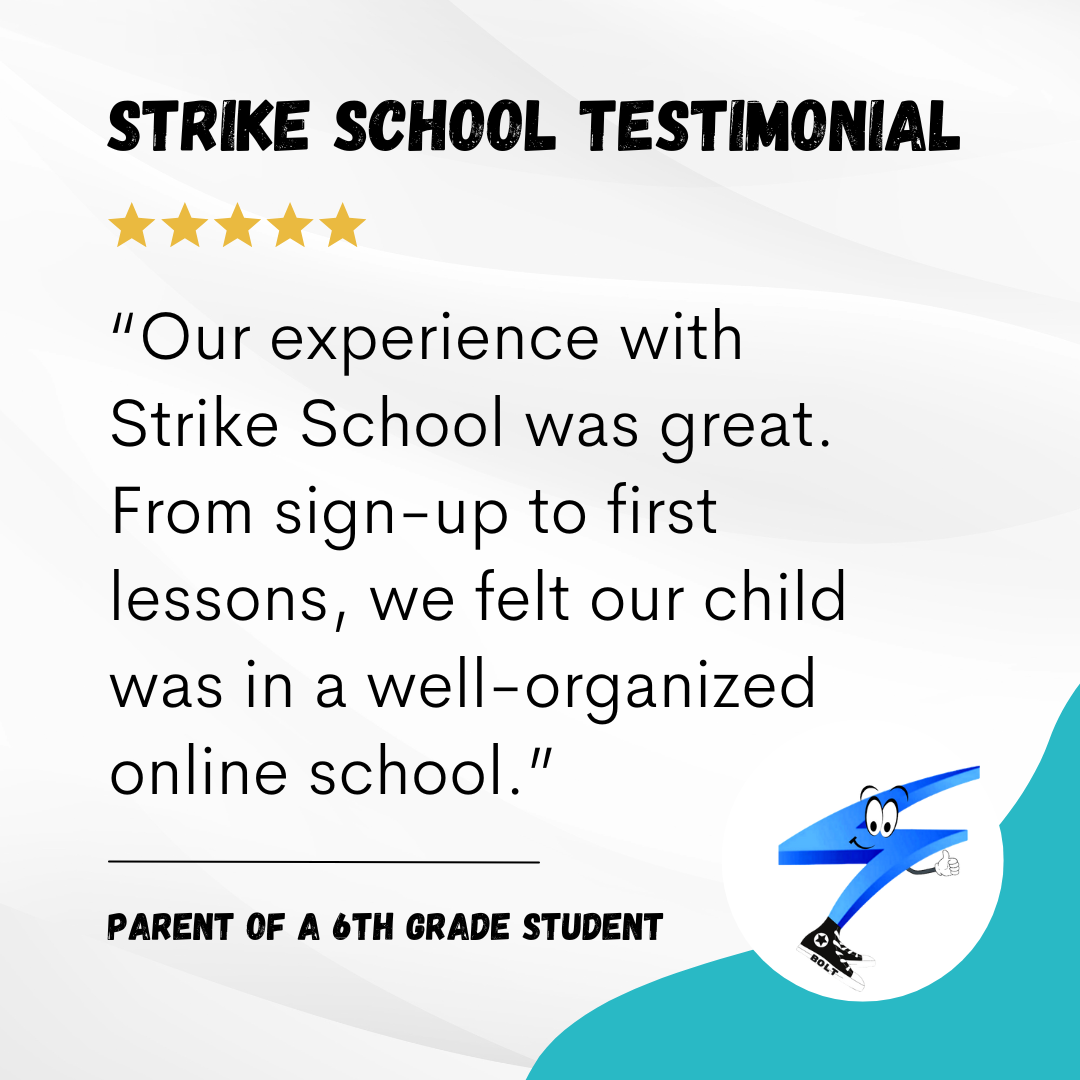 Strike School Testimonial - K-12 Online School