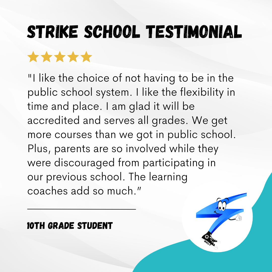 Strike School Testimonial - K-12 Online School