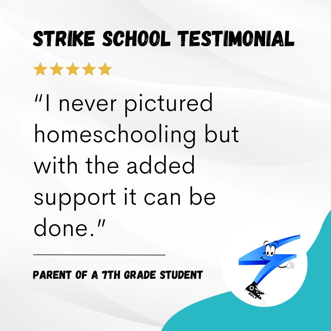 Strike School Testimonial - K-12 Online School