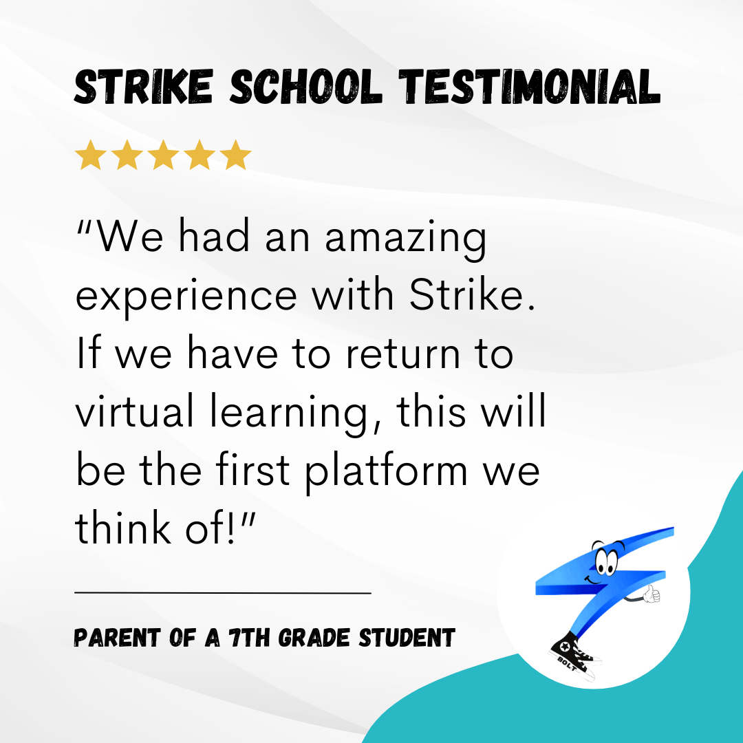 Strike School Testimonial - K-12 Online School