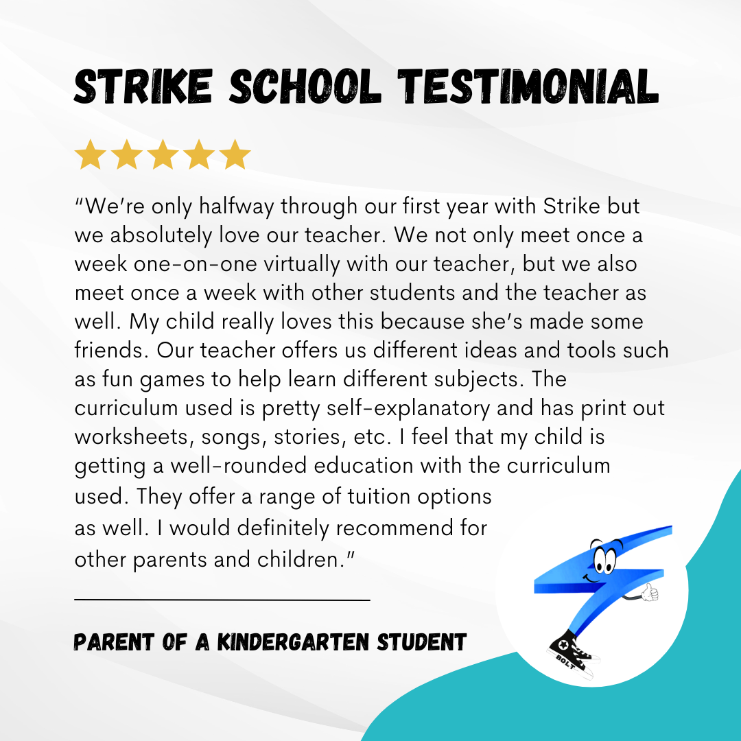 Strike School Testimonial - K-12 Online School