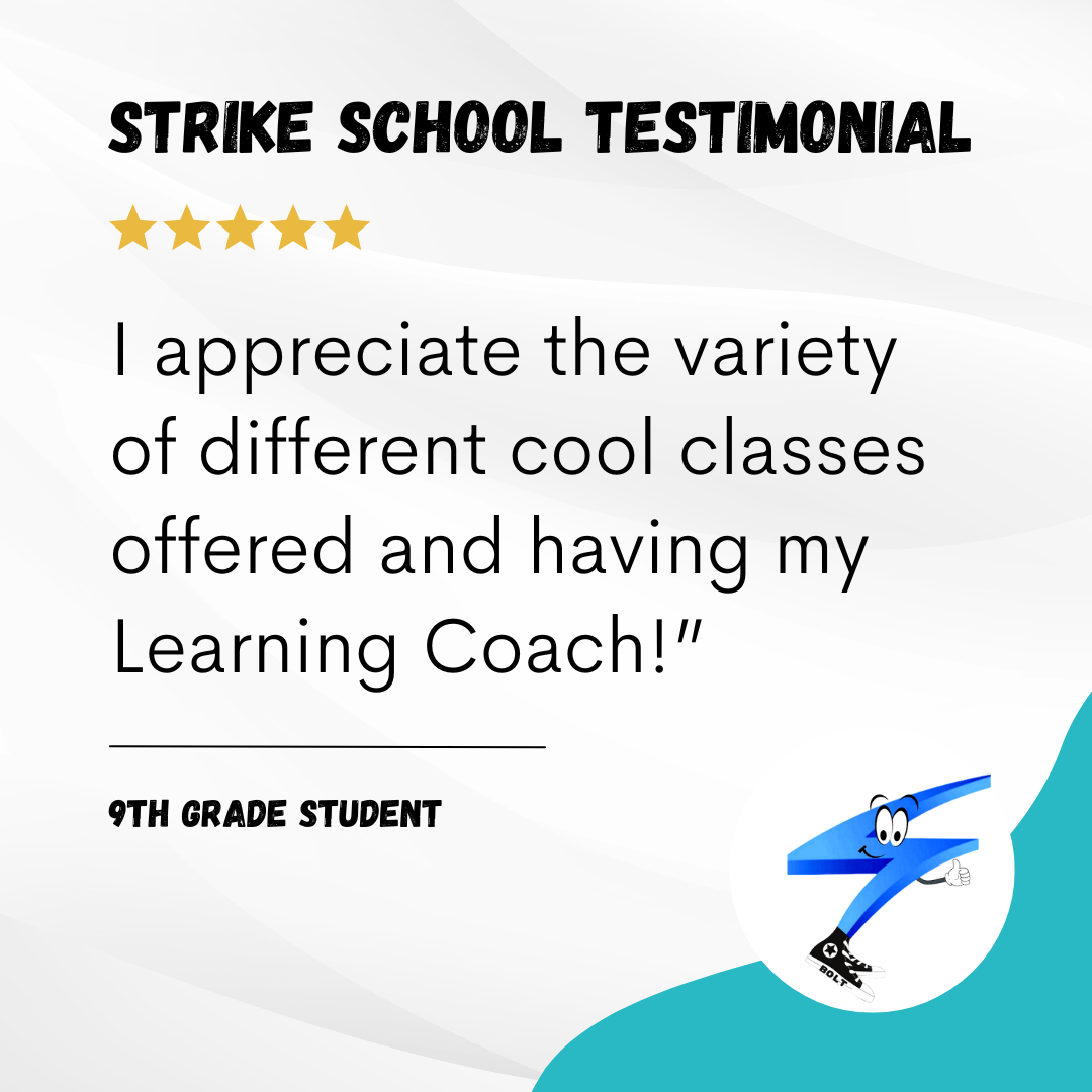 Strike School Testimonial - K-12 Online School