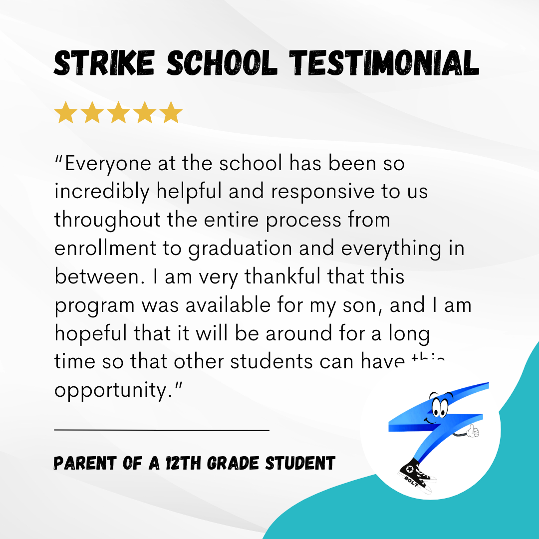 Strike School Testimonial - K-12 Online School