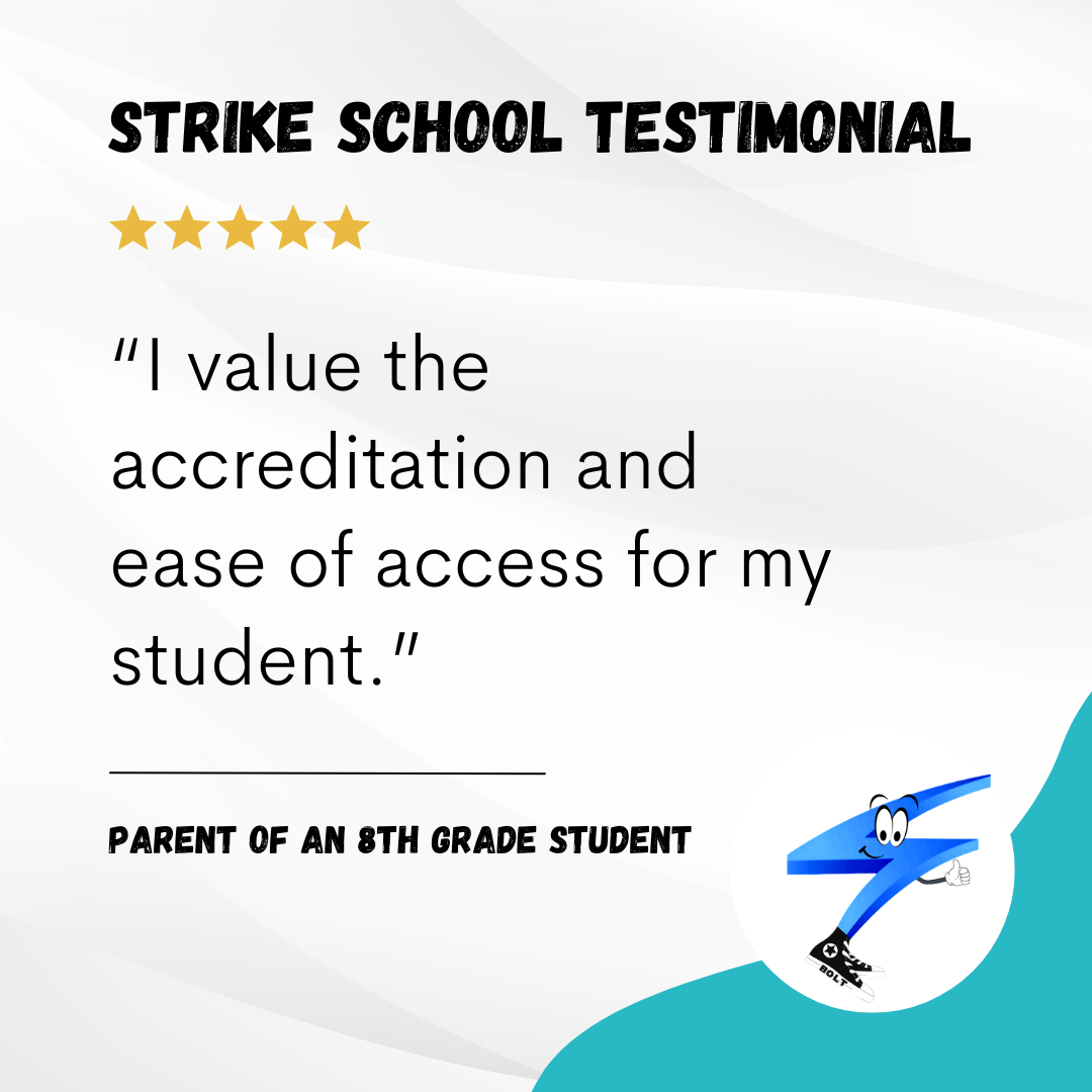 Strike School Testimonial - K-12 Online School