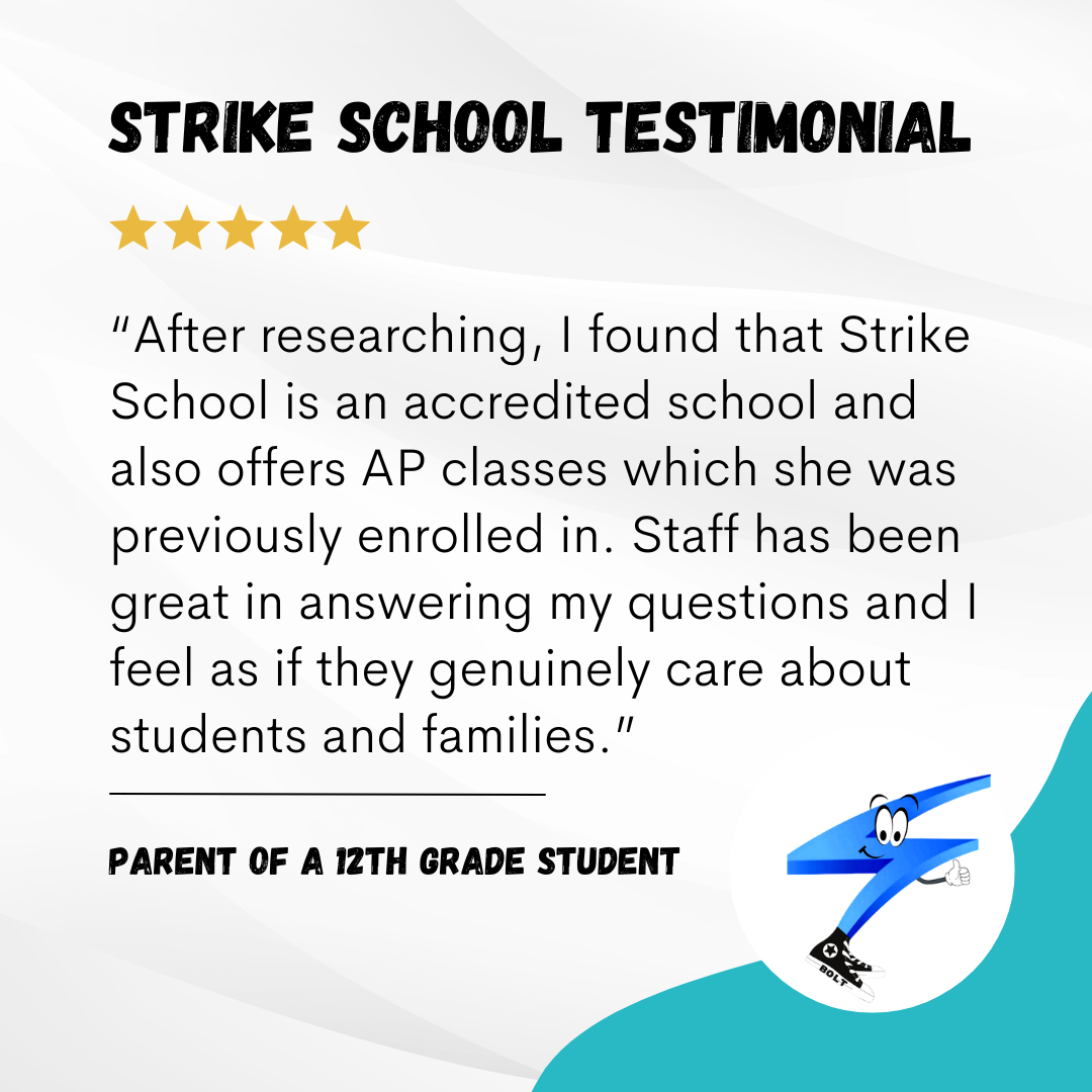 Strike School Testimonial - K-12 Online School