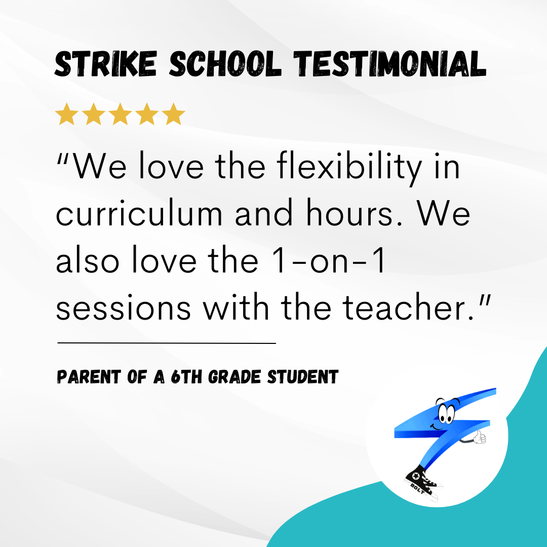 Strike School Testimonial - K-12 Online School