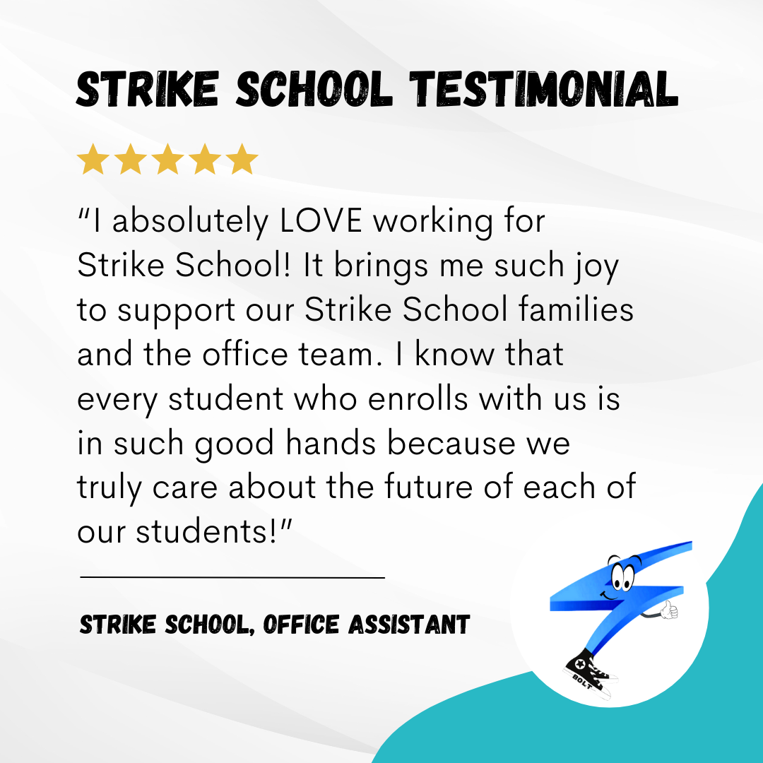 Strike School testimonial